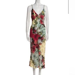Alice & Olivia Floral Slip Dress